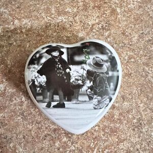 Jewelry Box Trinket Heart-Shaped Ceramic Music Box Women's Gifts